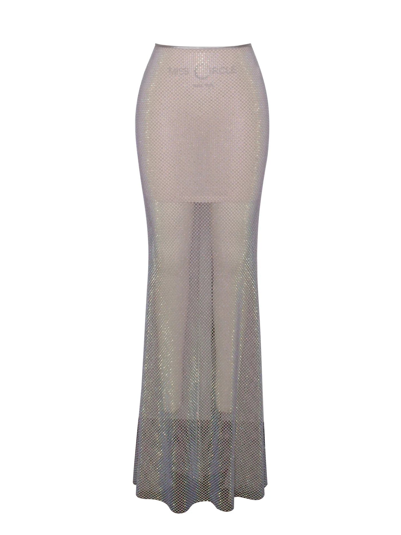 GLORIA MESH RHINESTONE MAXI SKIRT - Image 6